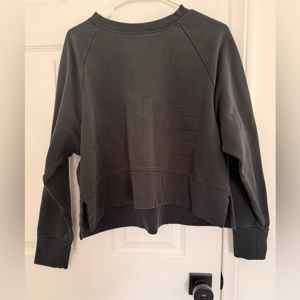 Nike Dri-FIT Black Crewneck